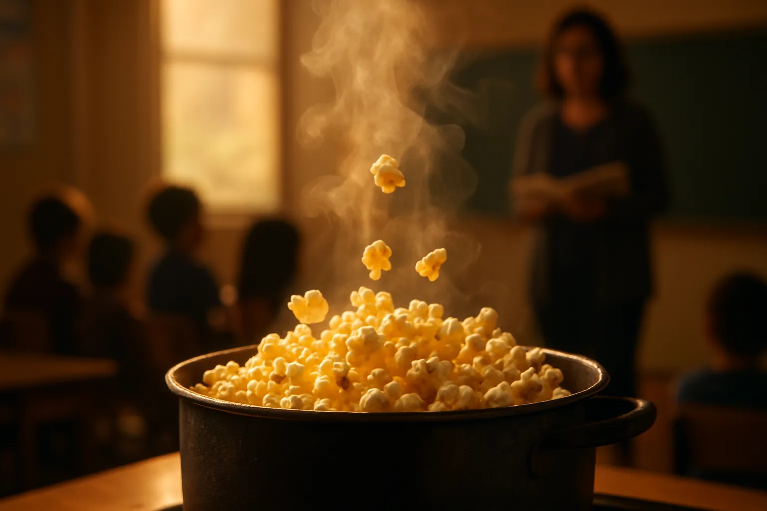 A importancia de estudar como fazer pipoca